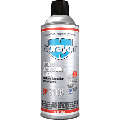 Encre &agrave; pochoir en carton de s&eacute;rie SP3100 St. Lawrence Industrial & Safety Supply