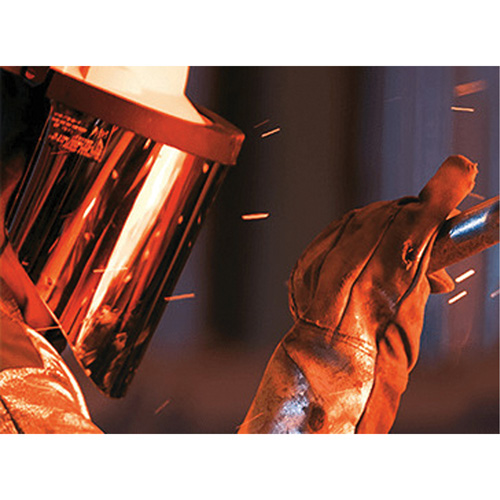Ratchet Headgear with Faceshield, Polycarbonate, Ratchet Suspension St. Lawrence Industrial & Safety Supply