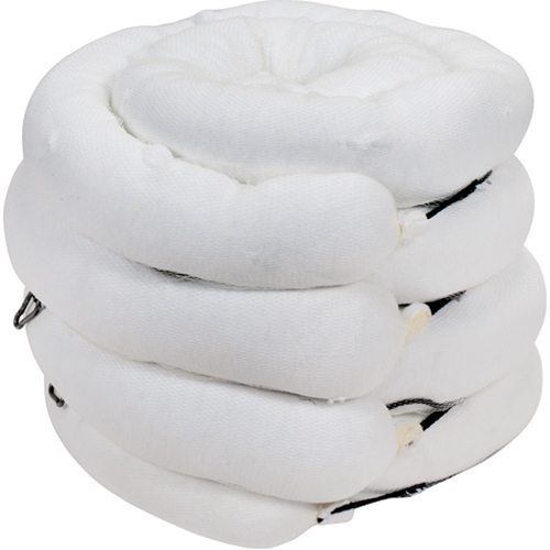 Premium Sorbent Boom, Oil Only, 10' L x 5" W, 35 Gal. Absorbancy, 4 /Pack St. Lawrence Industrial & Safety Supply