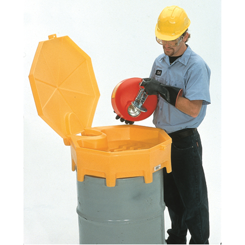 Global Ultra-Drum Funnel with Cover, 5 gal. St. Lawrence Industrial & Safety Supply