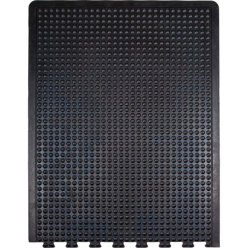 Anti-Fatigue Dome Matting, Bubbled, 3' x 4' x 1/2", Black, Rubber St. Lawrence Industrial & Safety Supply