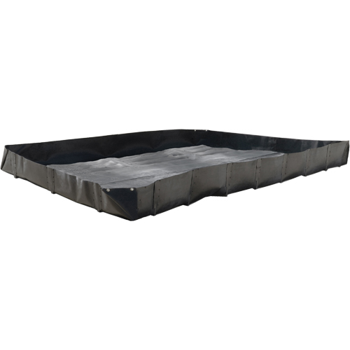 Economy Berms, 119 gal. Capacity, 4' W x 4' L x 12" H, L-Bracket St. Lawrence Industrial & Safety Supply