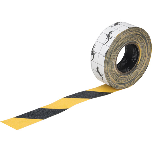 Ruban antid&eacute;rapant de premi&egrave;re qualit&eacute;, 2" x 60', Noir & jaune St. Lawrence Industrial & Safety Supply