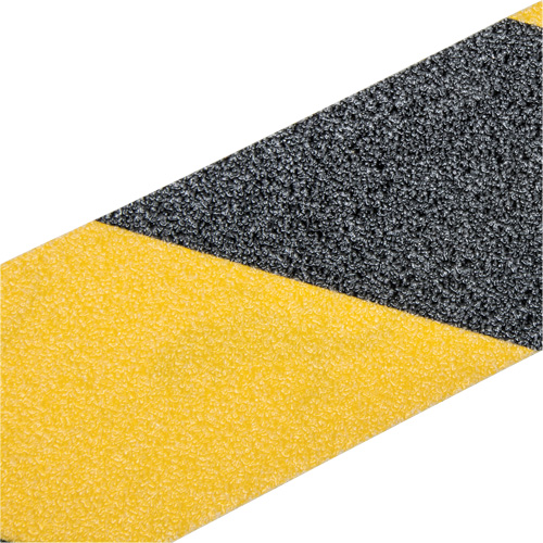 Ruban antid&eacute;rapant de premi&egrave;re qualit&eacute;, 2" x 60', Noir & jaune St. Lawrence Industrial & Safety Supply