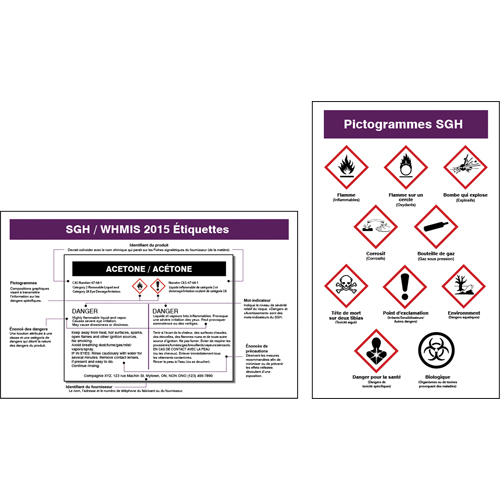 GHS/WHMIS 2015 Wallet Card St. Lawrence Industrial & Safety Supply