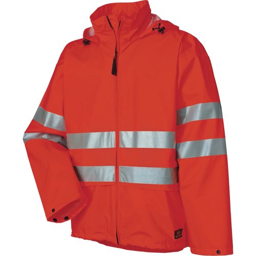 Veste imperm&eacute;able Narvik , Polyester, Orange haute visibilit&eacute;, Petit St. Lawrence Industrial & Safety Supply