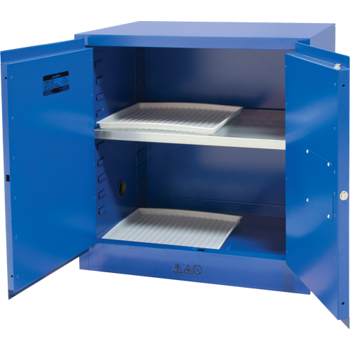 Armoire pour liquides corrosifs, 22 gal., 35" x 35" x 22" St. Lawrence Industrial & Safety Supply