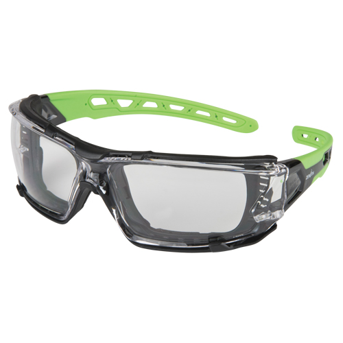 Z2500 Series Safety Glasses with Foam Gasket, Clear Lens, Anti-Scratch, ANSI Z87+/Meets/Exceeds CSA Z94.3 St. Lawrence Industrial & Safety Supply