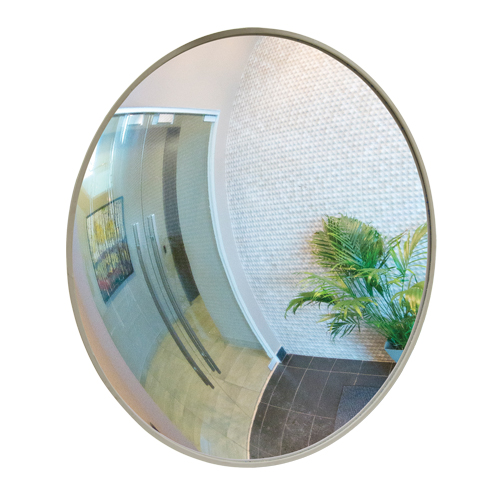 Convex Mirror with Bracket, Indoor/Outdoor, 30" Diameter St. Lawrence Industrial & Safety Supply