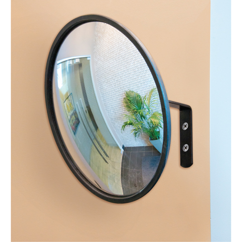 Miroir convexe avec support, Int&eacute;rieur/Ext&eacute;rieur, Diam&egrave;tre 12" St. Lawrence Industrial & Safety Supply