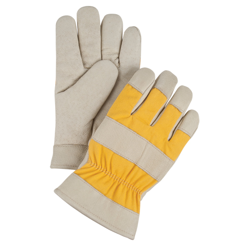 Premium Winter-Lined Work Gloves, Medium, Grain Pigskin Palm, Foam Fleece Inner Lining St. Lawrence Industrial & Safety Supply