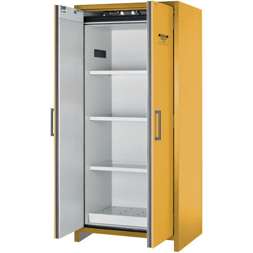 90-Minute EN Safety Storage Cabinet, 30 gal., 2 Door, 35.16" W x 76.89" H x 24.21" D St. Lawrence Industrial & Safety Supply