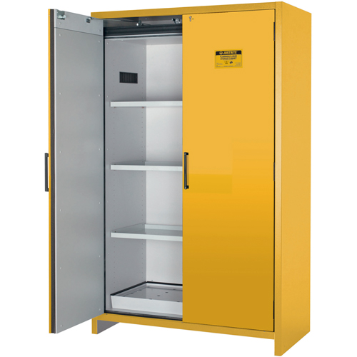 90-Minute EN Safety Storage Cabinet, 45 gal., 2 Door, 46.97" W x 76.89" H x 24.21" D St. Lawrence Industrial & Safety Supply