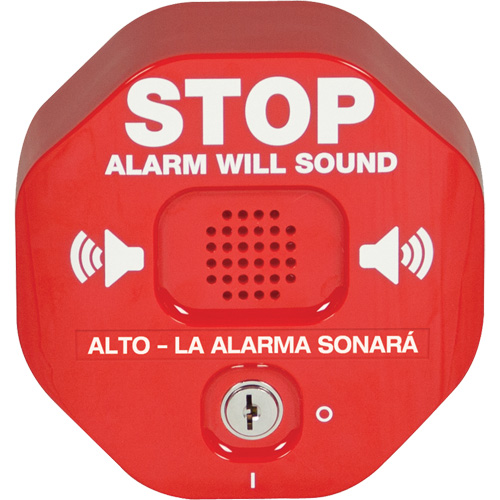 Alarmes de porte Exit Stopper, Mural St. Lawrence Industrial & Safety Supply