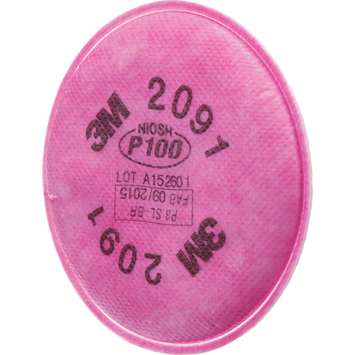 Pr&eacute;filtres pour respirateurs s&eacute;rie 2000, Filtre contre les particules, Filtre P100 St. Lawrence Industrial & Safety Supply