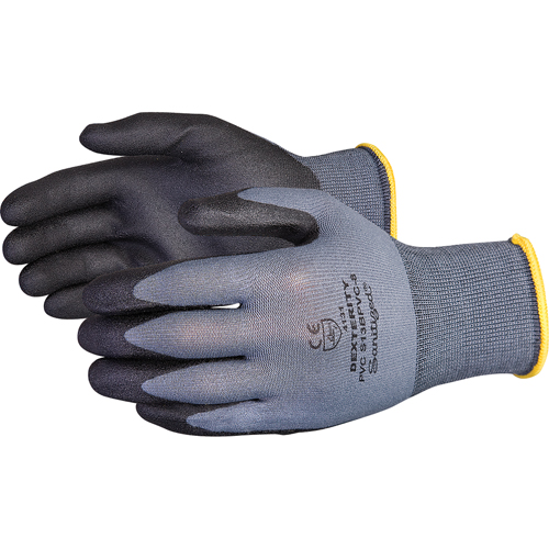 Gants enduits Dexterity, 9/Grand, R&ecirc;vetement PVC, Calibre 13, Enveloppe en Nylon St. Lawrence Industrial & Safety Supply