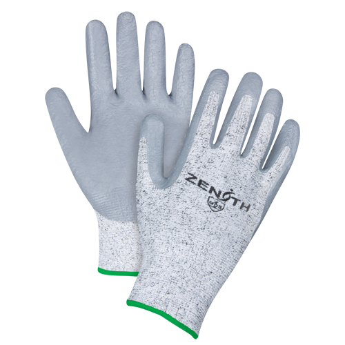 Seamless Stretch Cut-Resistant Gloves, Size Medium/8, 13 Gauge, Nitrile Coated, HPPE Shell, ANSI/ISEA 105 Level 2/EN 388 Level 3 St. Lawrence Industrial & Safety Supply