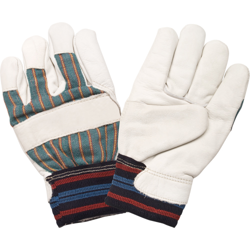 Gant pour le travail doubl&eacute;s pour l'hiver r&eacute;sistant &agrave; l'abrasion, Grand, Paume en Cuir fleur de vache, Doublure en Molleton de coton St. Lawrence Industrial & Safety Supply