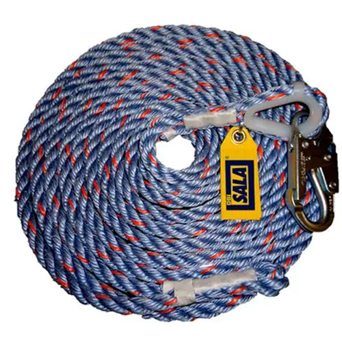 Corde de sauvetage avec mousqueton St. Lawrence Industrial & Safety Supply