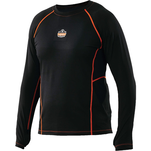 Maillots thermiques &agrave; manches longues, Hommes, Moyen, Noir St. Lawrence Industrial & Safety Supply