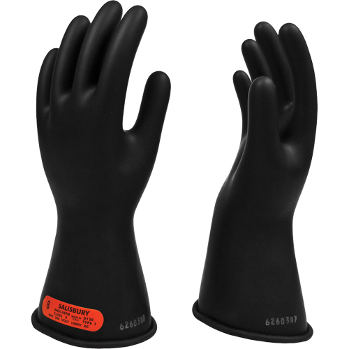Salisbury  Rubber Insulating Gloves, ASTM Class 0, Size 7, 11" L St. Lawrence Industrial & Safety Supply