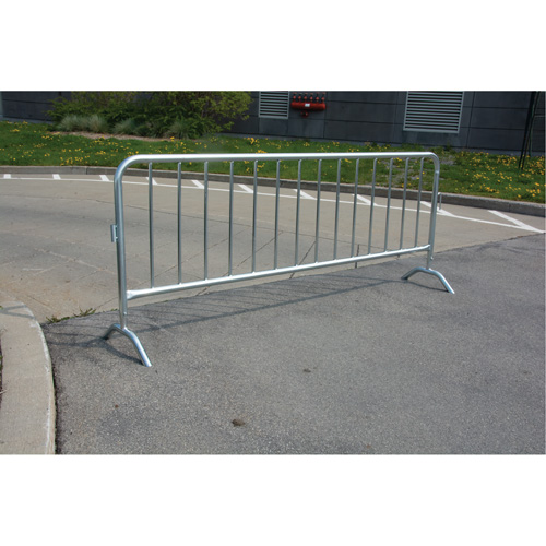 Barri&egrave;re portative, Emboîtables, 102" lo x 40" h, Argent St. Lawrence Industrial & Safety Supply