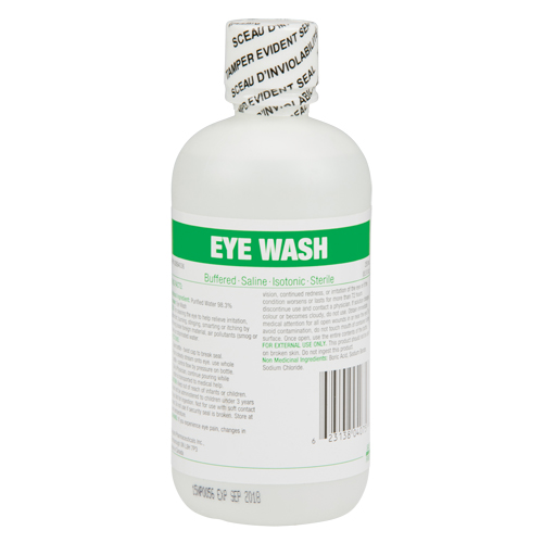Douche oculaire, Bouteille Plein, 250 ml St. Lawrence Industrial & Safety Supply