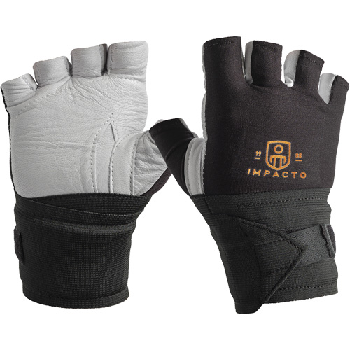 Gants antivibrations - gauche, Taille Petit, Paume Cuir fleur St. Lawrence Industrial & Safety Supply