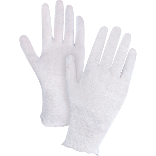 Lightweight Inspection Gloves, Poly/Cotton, Unhemmed Cuff, Men's St. Lawrence Industrial & Safety Supply