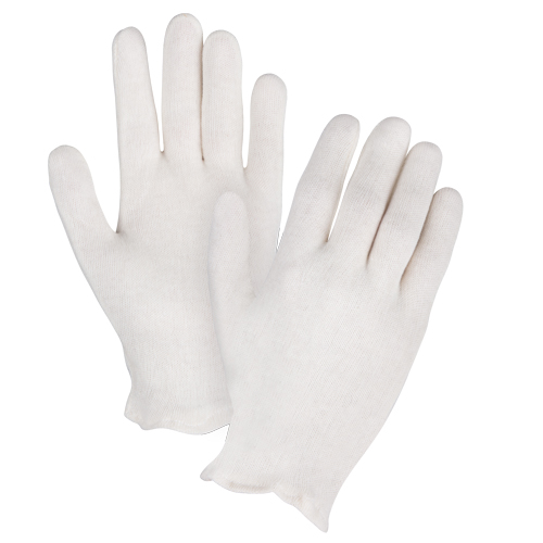 Mediumweight Inspection Gloves, Poly/Cotton, Hemmed Cuff, Ladies St. Lawrence Industrial & Safety Supply