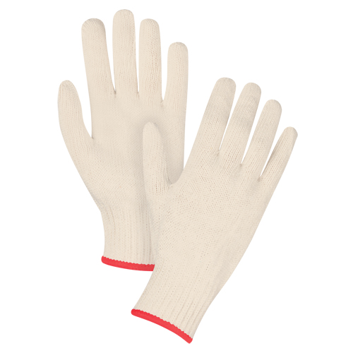 Gants en tricot d'usage standard, Poly/coton, Calibre 7, Petit St. Lawrence Industrial & Safety Supply