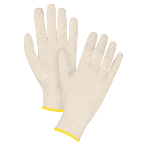 Gants en tricot d'usage standard, Poly/coton, Calibre 7, 2T-Grand St. Lawrence Industrial & Safety Supply