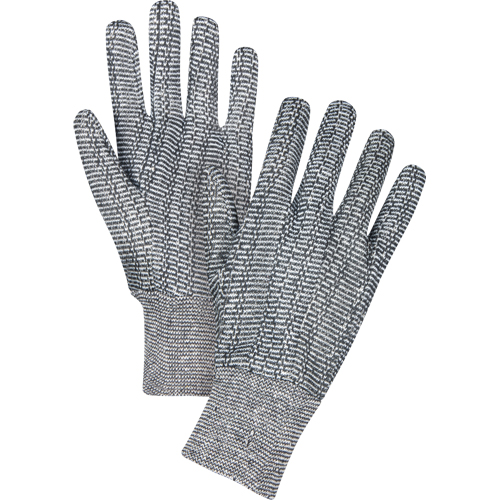 Jersey Gloves, X-Large, Salt & Pepper, Unlined, Knit Wrist St. Lawrence Industrial & Safety Supply