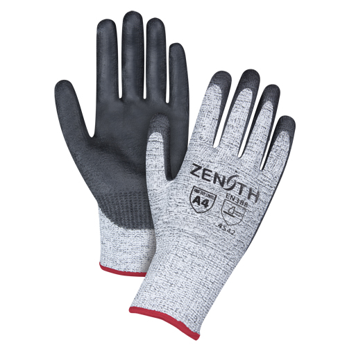 Seamless Stretch Cut-Resistant Gloves, Size Small/7, 13 Gauge, Polyurethane Coated, HPPE Shell, ANSI/ISEA 105 Level 4/EN 388 Level 5 St. Lawrence Industrial & Safety Supply