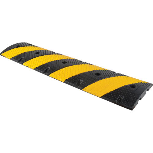 Speed Bump, Rubber, 4' L x 11-3/4" W x 2" H St. Lawrence Industrial & Safety Supply