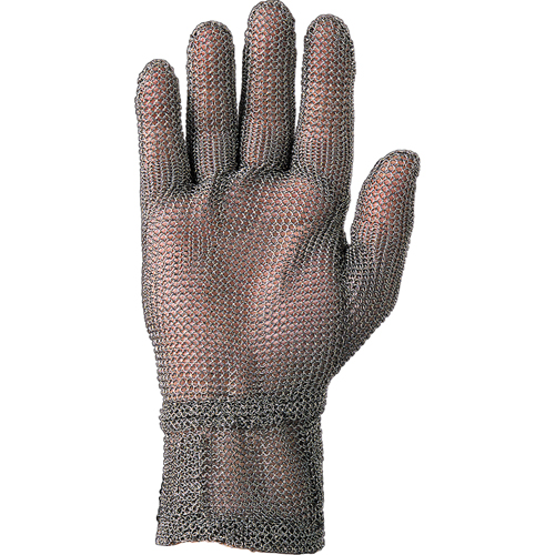 2" Cuff Mesh Glove, Size Small/7, Stainless Steel Shell, ANSI/ISEA 105 Level 5 St. Lawrence Industrial & Safety Supply