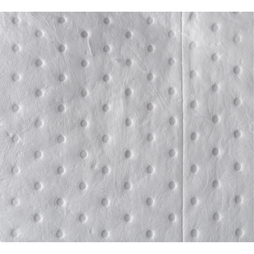 Feuilles absorbantes li&eacute;es de premi&egrave;re qualit&eacute;, Huile seulement, 15" x 17", 8 gal. d'absorption St. Lawrence Industrial & Safety Supply
