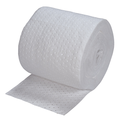 Premium Bonded Sorbent Rolls, Mediumweight, 150' L x 15" W, 20 gal. Absorbancy St. Lawrence Industrial & Safety Supply