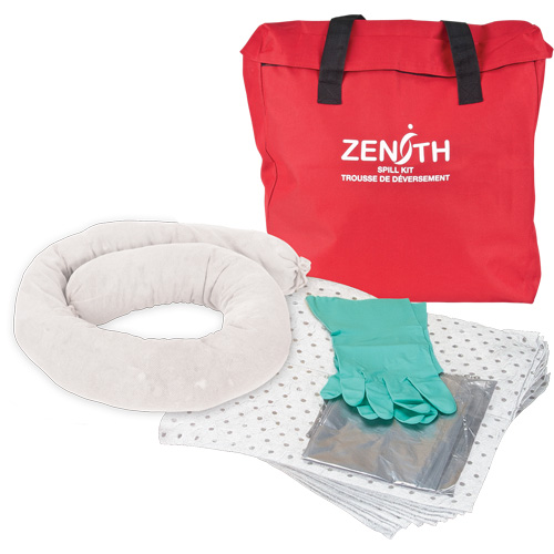 Trousse &eacute;conomique de lutte contre les d&eacute;versements, Huile seulement, Sac, Absorbance de 5 gal. US St. Lawrence Industrial & Safety Supply