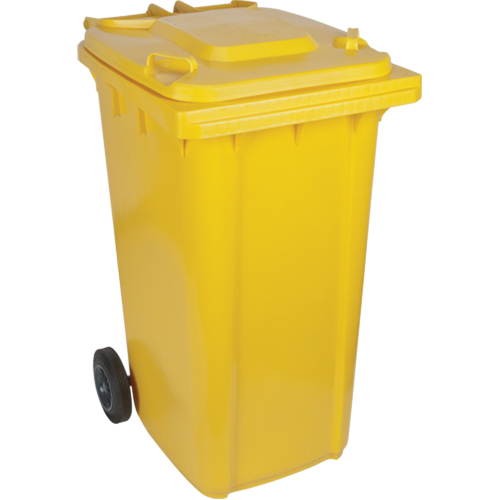 Contenant jaune mobile, Polyur&eacute;thane, 63 gallons/63 gal. US St. Lawrence Industrial & Safety Supply