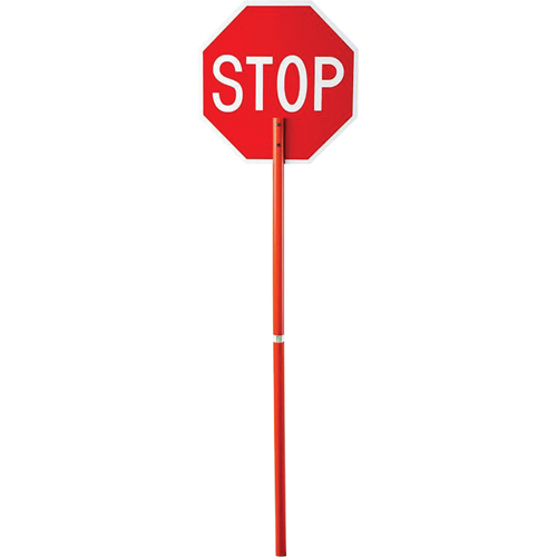 Traffic Control Sign Plastic Handle St. Lawrence Industrial & Safety Supply