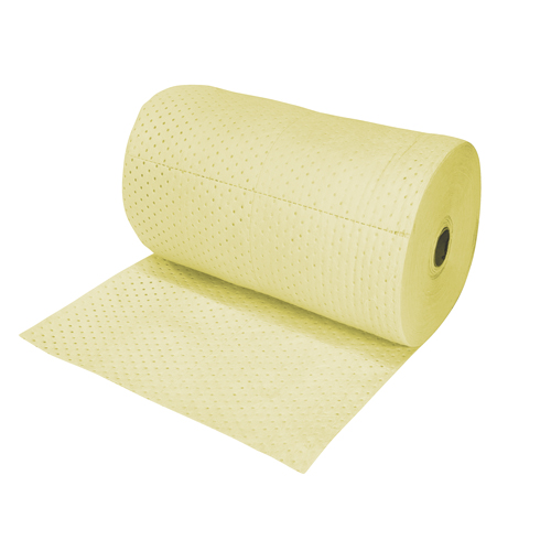 Industrial-Grade Fine Fibre Sorbent Rolls, Heavyweight, 150' L x 30" W, 70 gal. Absorbancy St. Lawrence Industrial & Safety Supply