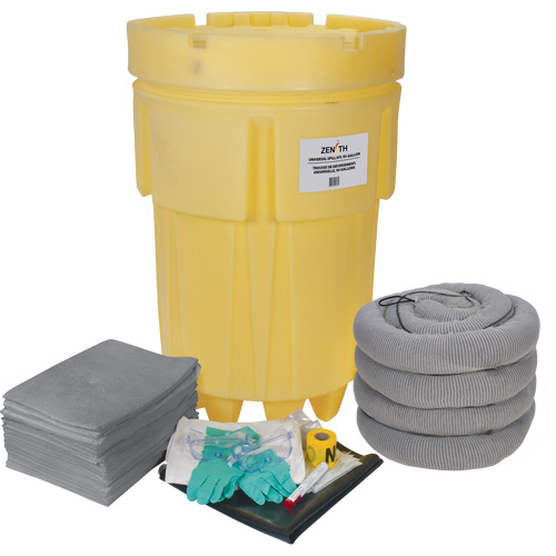 Trousse &eacute;conomique de lutte contre les d&eacute;versements, Universel, Overpack/Baril de r&eacute;cup&eacute;ration, Absorbance de 95 gal. US St. Lawrence Industrial & Safety Supply