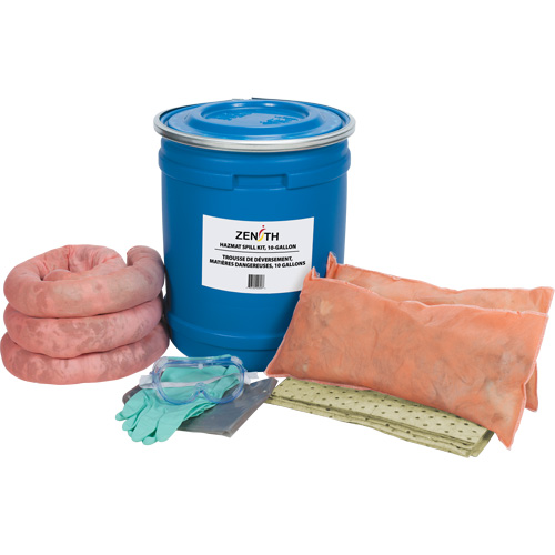 Truck Spill Kit, Hazmat, Drum, 10 US gal. Absorbancy St. Lawrence Industrial & Safety Supply