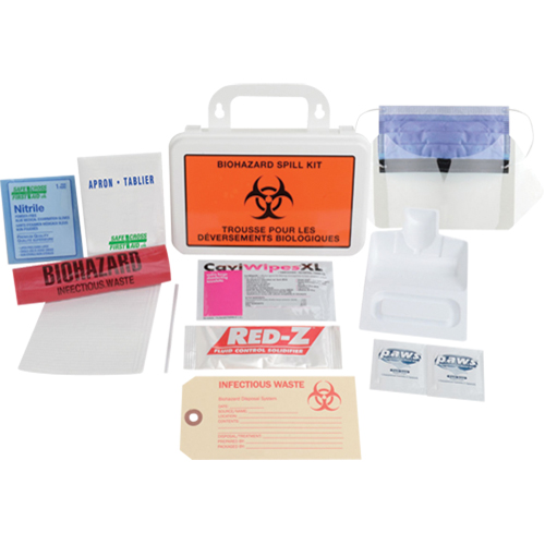 Deluxe Clean-Up Spill Kit, Biohazard, Case St. Lawrence Industrial & Safety Supply