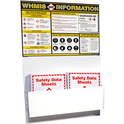 Postes d'information SGH, Anglais, Compris reliures St. Lawrence Industrial & Safety Supply