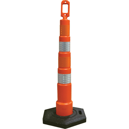 Grip N Go Trim Line Channelizers, 49" High, Orange St. Lawrence Industrial & Safety Supply