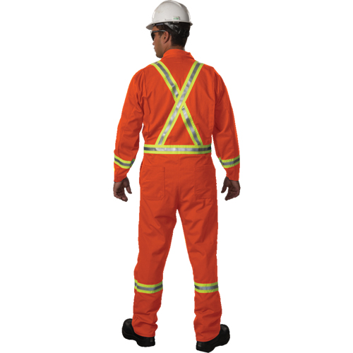 Westex UltraSoft&reg; Unlined Coveralls, Large, Orange St. Lawrence Industrial & Safety Supply