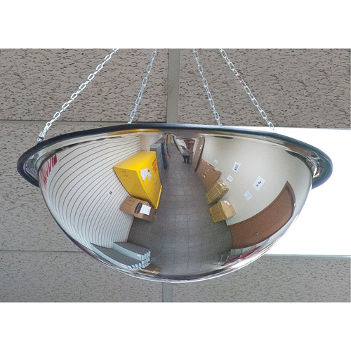 Miroir en d&ocirc;me 360°, D&ocirc;me complet, Dessus ouvert, Diam&egrave;tre 20" St. Lawrence Industrial & Safety Supply
