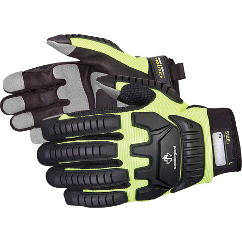 Clutch Gear&reg; Impact-Resistant Mechanic's Gloves, PVC Palm, Size Small St. Lawrence Industrial & Safety Supply